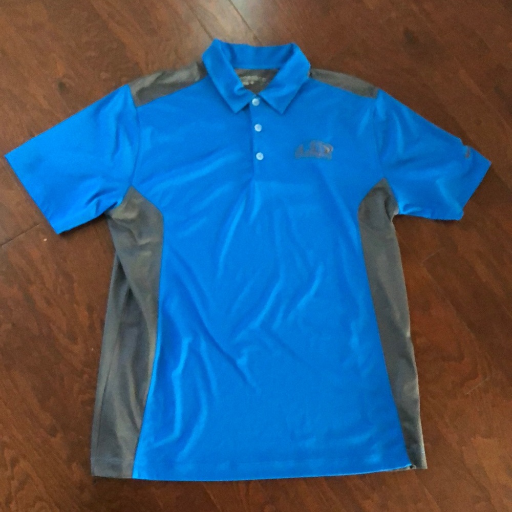 Lrg Nike Golf Dri-Fit polo AdvoCare embroidery